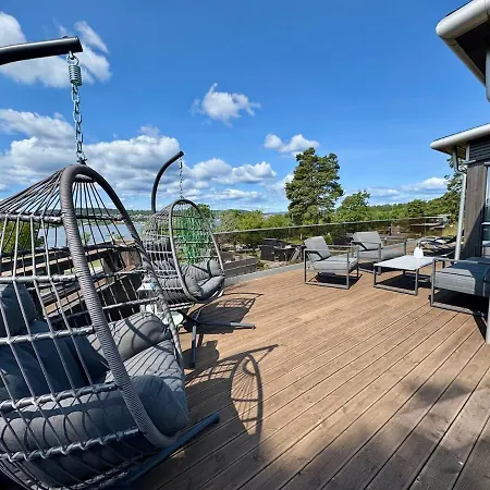 Tatil Evi Modern With Panoramic Views Porsgrunn
