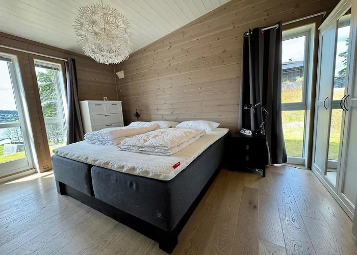 Modern With Panoramic Views Tatil Evi Porsgrunn