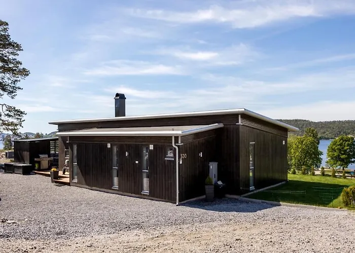 Tatil Evi Modern With Panoramic Views Porsgrunn